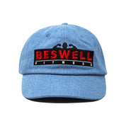 FITNESS LOGO DENIM DAD HAT